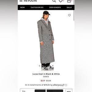 EAVES LONG coat